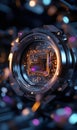 Superconducting Quantum Processor Close-Up