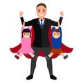 Superdad cartoon character