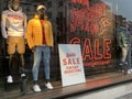 Superdry fashion store in Regent street in London UK reopens after lockdown with discount offers