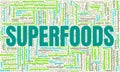 Superfood vector icon stamp badge