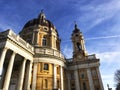 05/12/19 - Superga, Torino, Italy - The wondeful Basilica of Superga near Turin in Northen Italy Royalty Free Stock Photo