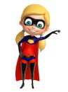 Supergirl with Funny pose
