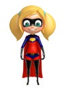 Supergirl with Funny pose