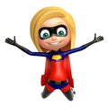 Supergirl with Funny pose