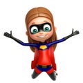 Supergirl with Funny pose