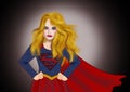 Supergirl Royalty Free Stock Photo