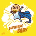 Superhero Baby Boy Clipart