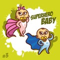 Superhero Baby Boy Girl Clipart