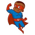 Superhero boy Cartoon character