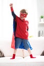 Superhero boy Royalty Free Stock Photo