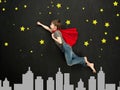 Superhero boy Royalty Free Stock Photo