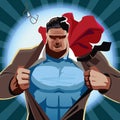 Superhero businessman Royalty Free Stock Photo