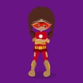 Superhero Girl Mulatto Brown IronMan 08