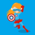 Superhero Girl Red Capitan A 13