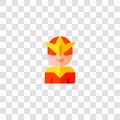 superhero icon sign and symbol. superhero color icon for website design and mobile app development. Simple Element from super hero