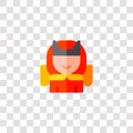 superhero icon sign and symbol. superhero color icon for website design and mobile app development. Simple Element from super hero