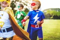 Superhero Kids Aspiration Imagination Playful Fun Concept Royalty Free Stock Photo