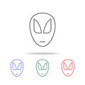 superhero mask icon. Elements in multi colored icons for mobile concept and web apps. Icons for website design and development, ap