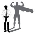 Superhero Scientist Super Hero Shadow Silhouette