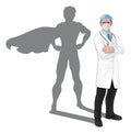 Superhero Shadow Super Hero Mask Doctor Concept