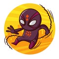 Superhero Spider Sticker