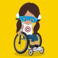 superhero wheelchair mask blue 04