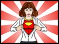Superhero Woman Transformation