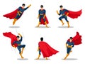 Hero. Superhero character Royalty Free Stock Photo