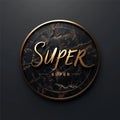 Superior branding, sleek and stylish logo text word Super, design, modern typography and bold graphic elements for