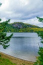 Superior Lake, and fall foliage colors in the Laurentian Mountains