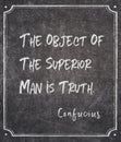 Superior man Confucius quote