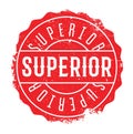Superior rubber stamp Royalty Free Stock Photo