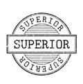 Superior rubber stamp Royalty Free Stock Photo