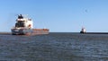 SUPERIOR, WI - 5 OCT 2020: The ALGOMA GUARDIAN, Canadian Bulk Carrier ship