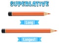 Superlative Adjectives for word long