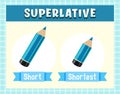 Superlative Adjectives for word short