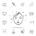 superlative person icon. Detailed set of anti-aging procedure icons. Premium graphic design. One of the collection icons for