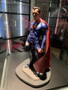 Lodz, Poland - 28 september 2019: Man of Steel Figure DC Universe Dawn of Justice exhibition