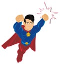 Superman ready to figth Royalty Free Stock Photo