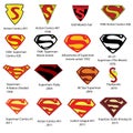 Superman S insignia symbol Vector Logo Collection