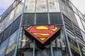 Superman symbol on a building