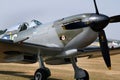 The Supermarine Spitfire is a British single-seat fighter aircraft used by the Royal Air Force and other Allied countries. Royalty Free Stock Photo