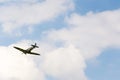 Supermarine Spitfire fighter aircraft used by british Royal Air Force taking off Royalty Free Stock Photo