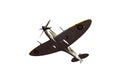 Supermarine Spitfire isolated on white background Royalty Free Stock Photo