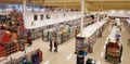 Supermarket Aisles View Royalty Free Stock Photo