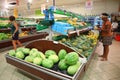 Supermarket fruit section