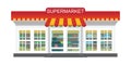 Supermarket grocery store. Royalty Free Stock Photo