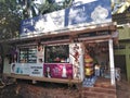 Supermarket in Morjim village, Goa, India