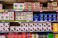 Supermarket Shelf With Boxes Of Tea Bags