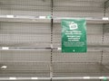 Supermarket shelf message egg shortage in New Zealand editorial